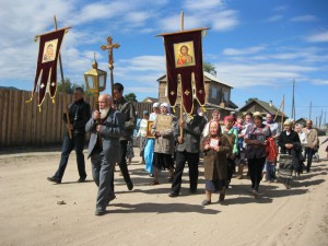 Крестный ход в Усть-Баргузине
